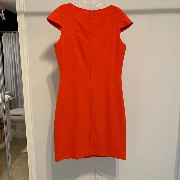 Sharagano Red Sleeveless Dress - Picture 3 of 8